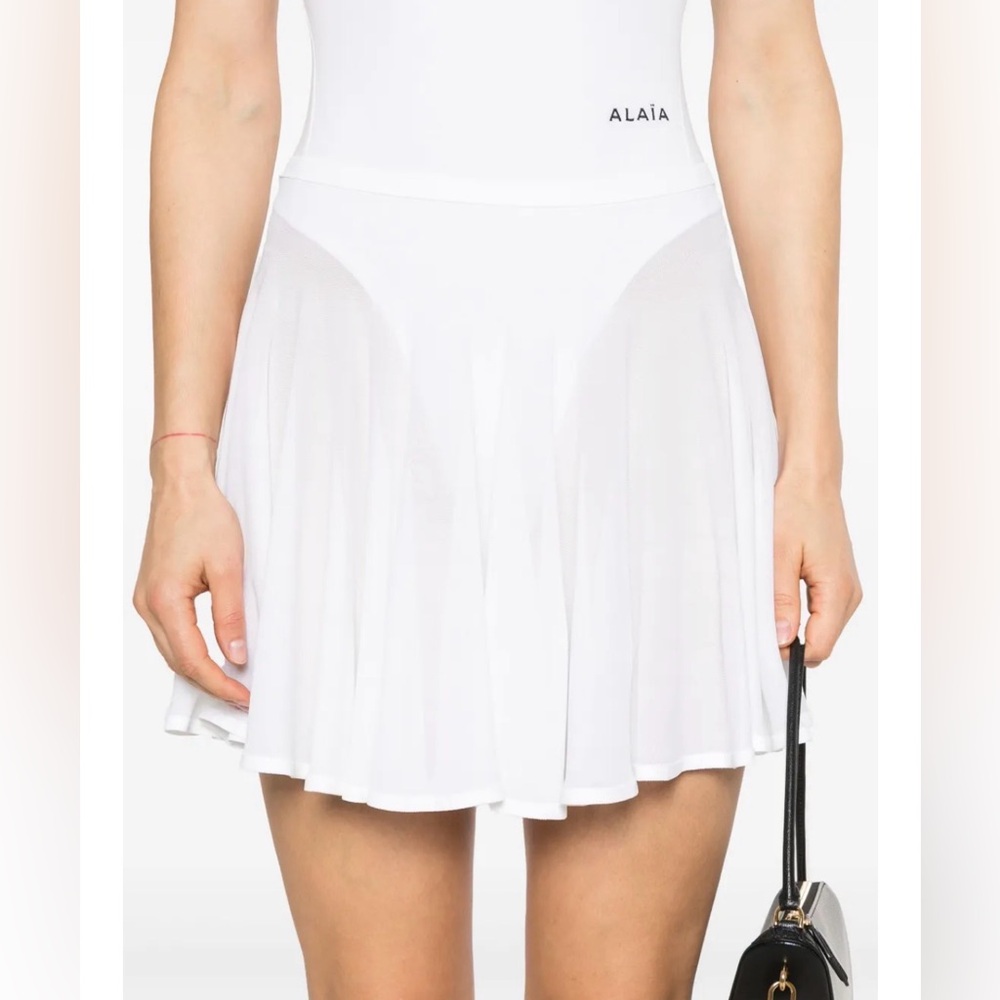 Alaia Skater Skirt Viscose Knit